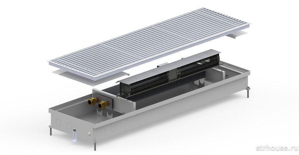 Корпус напольного конвектора