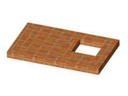 формирование плиты для разогрева