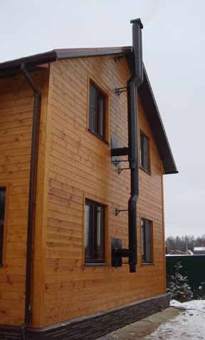 Внешняя дымовая труба
