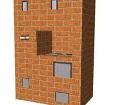 схема печи нагревательные и кухонные плиты 22