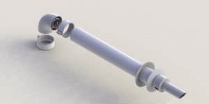 Коаксиальная дымовая труба для газовых котлов: монтаж, схемы, размеры и наклон