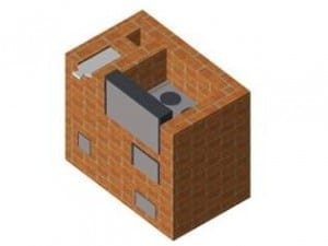 схема кухонных отопительных и варочных печей 3