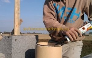 порядок применения герметика при соединении керамических дымоходов