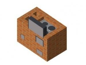 чертежи и схемы установок для отопления и приготовления пищи