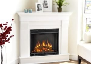 Декоративный угловой камин из гипсокартона своими руками