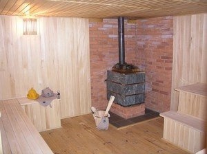 Печь для сауны в бане или сауне
