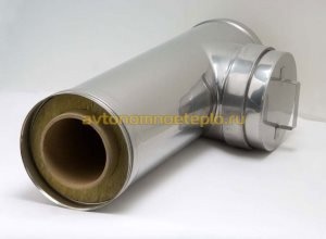 керамическая дымовая труба в стальном канале