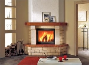 Декоративный угловой камин из гипсокартона своими руками