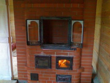 Плита с духовкой и варочной панелью