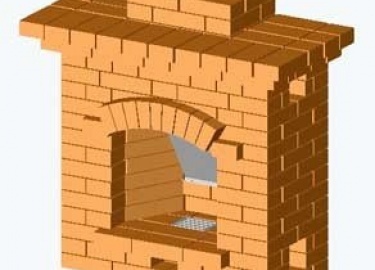 Дровяной мини-камин своими руками для дачного домика из кирпича. Маленький дровяной камин. Порядовка, проект. Фото и видео. Ответы на вопросы.