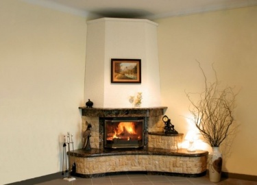 Особенности углового камина. Описание, плюсы и минусы. Как построить угловой камин из карпича, своими руками. Пошаговая инструкция укладки.