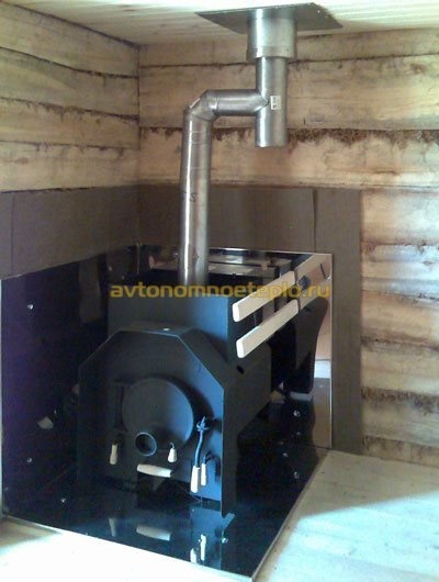 защита стены вокруг камина