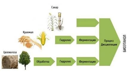 Основным компонентом биотоплива является спирт

