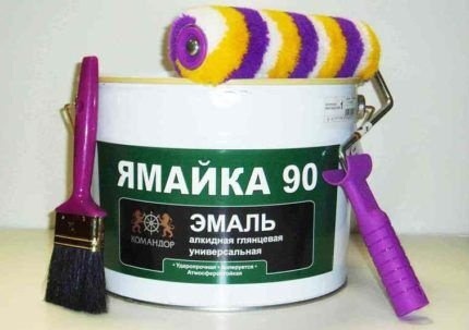 Как покрасить радиатор алкидной эмалью
