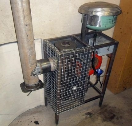 Пример старой кухонной плиты
