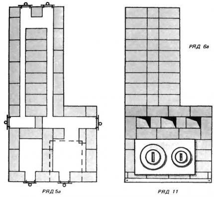 Схема потолка российской плиты