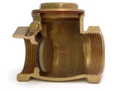 Двухстворчатый обратный клапан
