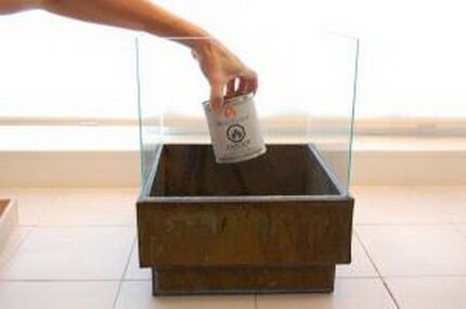 Топливный бак из консервной банки
