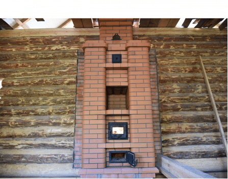 Двухъярусная плита с одним очагом