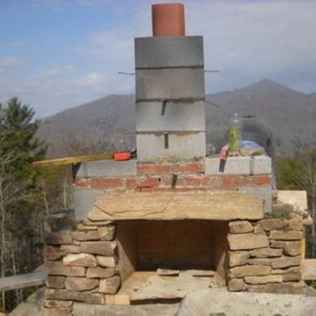 Плита с дымоходом