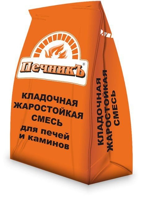 Готовая сухая кладочная смесь для плит и каминов
