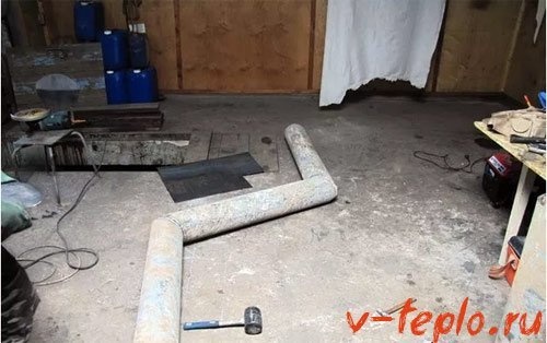 Сделайте ножки для плиты
