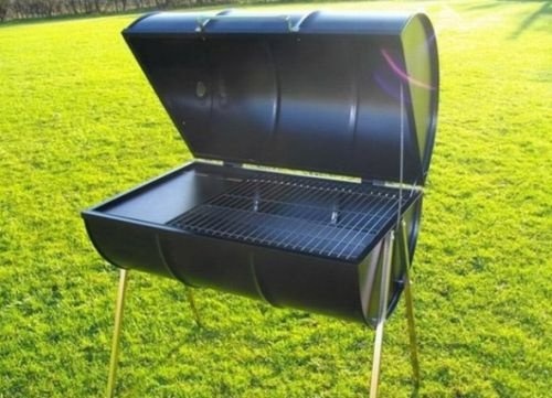 Коптильня из бочки