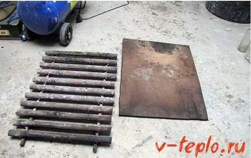 Отдельный дымоход и очаг
