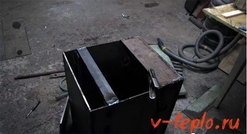 Приварить крышку
