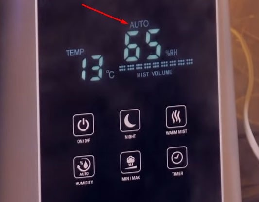 автоматический режим как работает увлажнитель