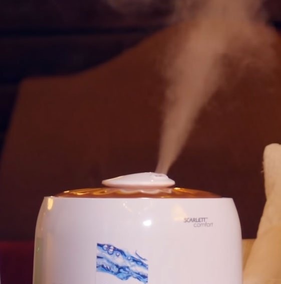 увлажнитель воздуха с паровым распылением в увлажнителе scallett