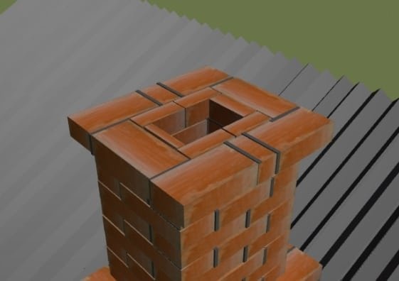 Процесс установки колпака дымохода