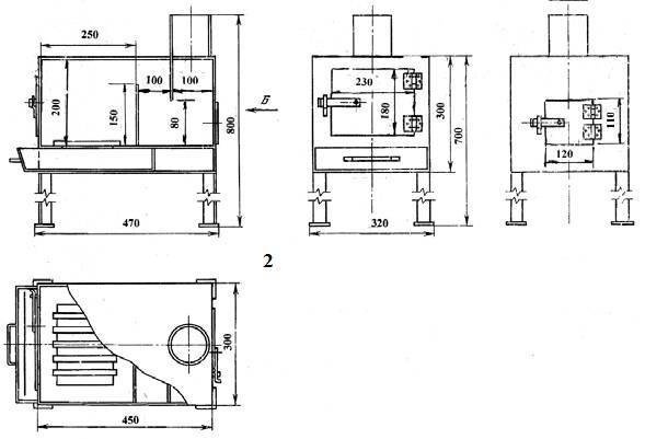 Печь для гаража с длинным очагом - проекты и пошаговые инструкции!