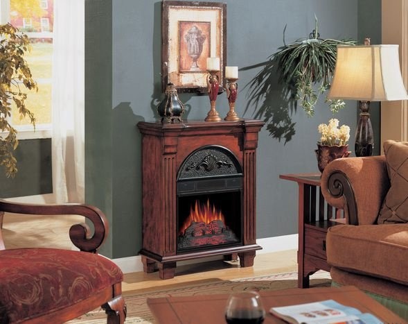 Электрический камин - лучший вариант для городской квартиры
