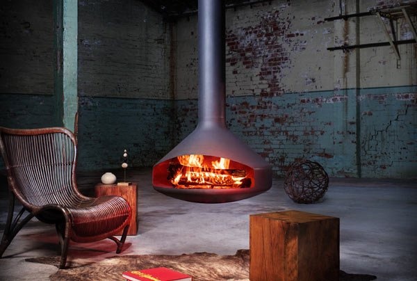 Подвесной камин