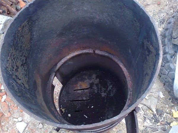 Плита изнутри
