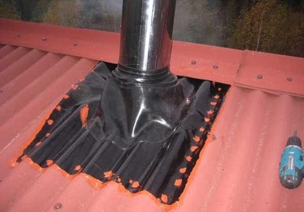 Герметизация битумным составом