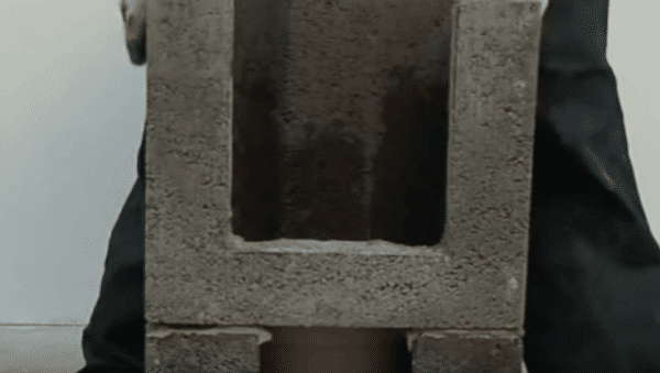 Второй керамический элемент дымохода
