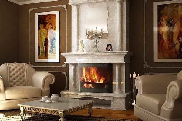 Камин в классическом стиле
