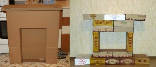 Его можно сделать из большой картонной коробки или из маленькой.