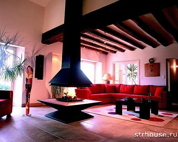 Открытый камин