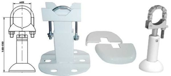 Ножки для монтажа алюминиевых и биметаллических радиаторов на полу
