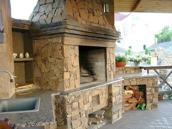 Самодельная печь для барбекю
