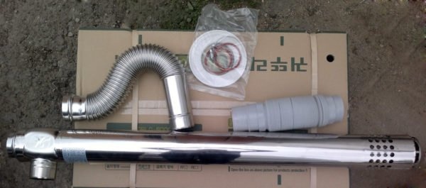 Коаксиальная стальная дымовая труба