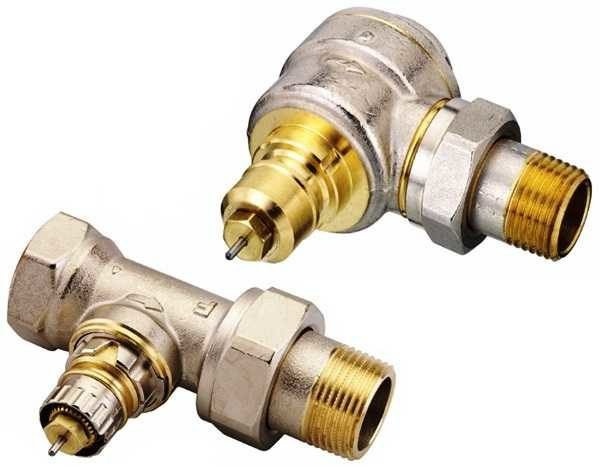 Прямой (проходной) клапан и угловой клапан