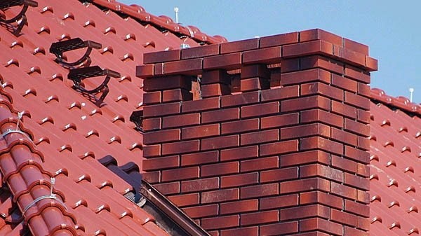 Каменный дымоход для металлической плиты