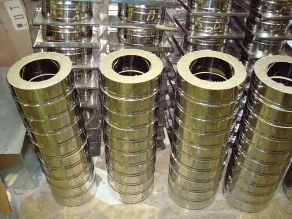 Многослойные трубы для монтажа дымохода