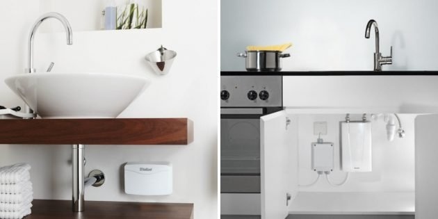 Выберите место для установки нагревателя.