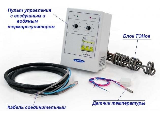 Установочный комплект для электрического котла