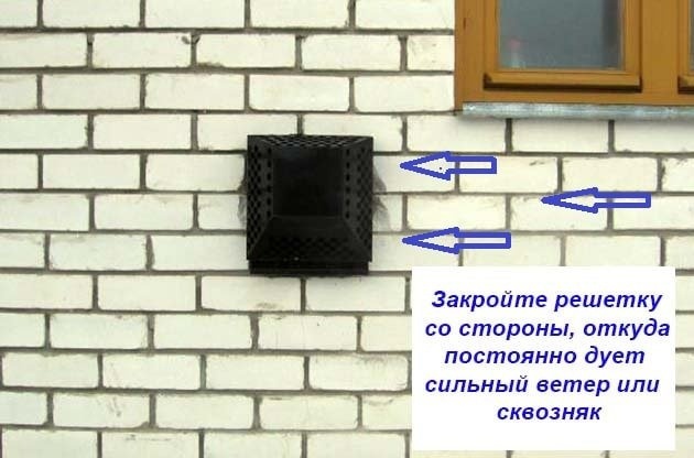 Как защитить дымоход котла от порывов ветра?